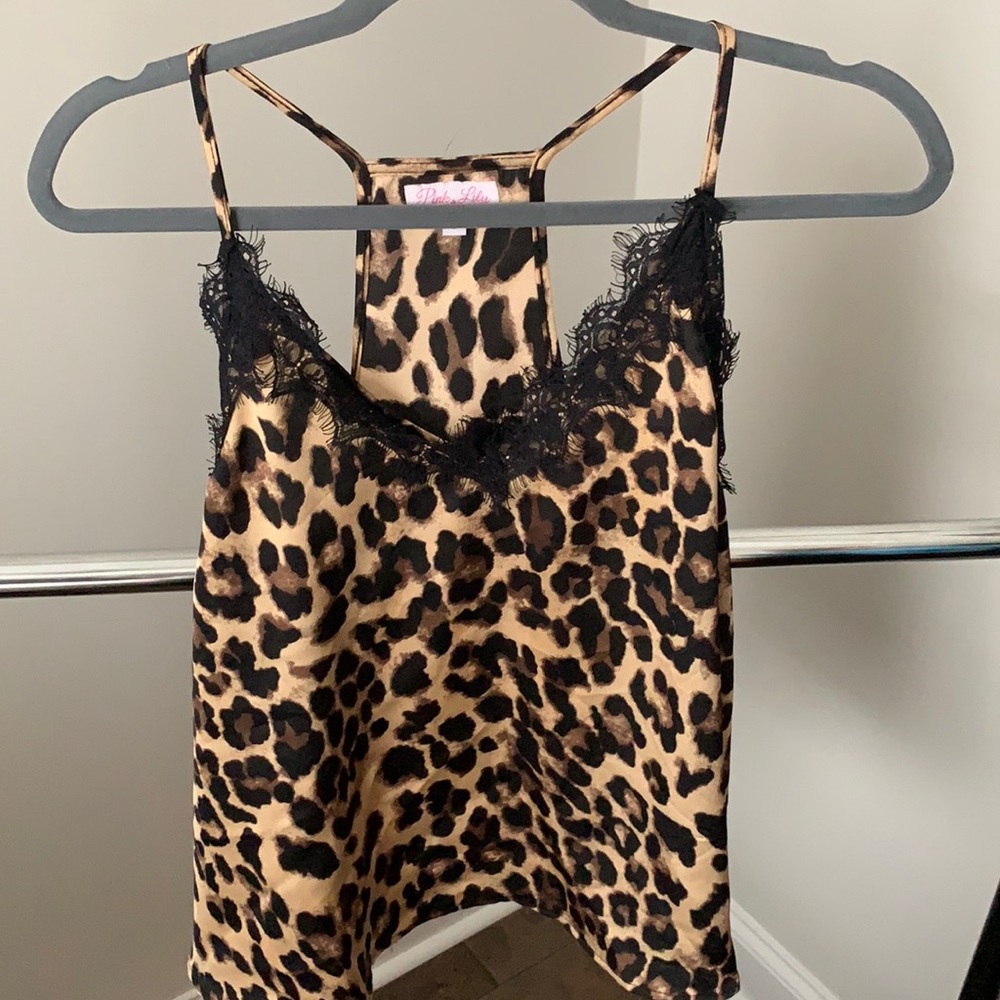 Leopard print cami